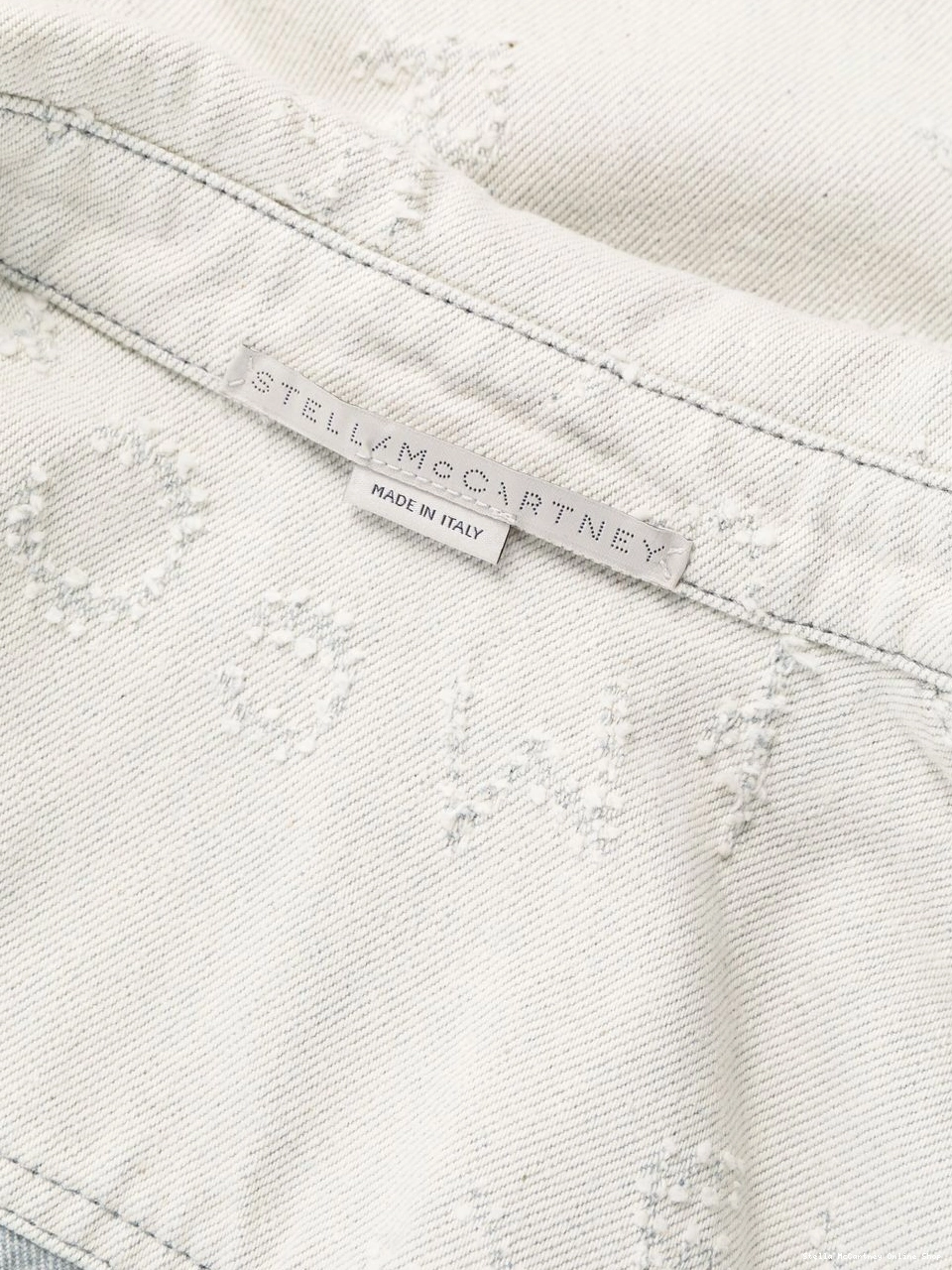 Cheap Stella Women McCartney embroidered-detail denim shirt 0825